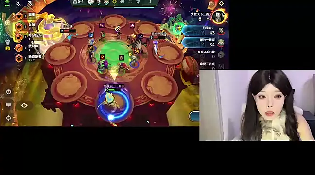 Snapshot of Q-ing chatting on March 3, 7:21 am Q-ing online show from March 3, 7:21 am