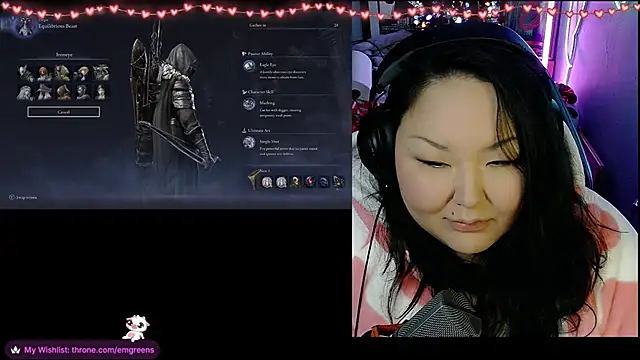 Snapshot of EmGreens chatting on February 1, 4:33 am EmGreens online show from February 1, 4:33 am