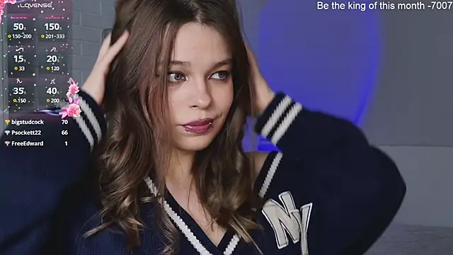 Snapshot of ValBae chatting on March 19, 4:45 pm ValBae online show from March 19, 4:45 pm