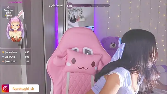 urfavprettygirl online show from March 19, 10:00 am