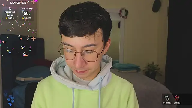 cameron cum online show from April 1, 10:05 am