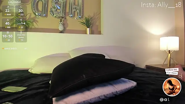 Snapshot of Ally_addams chatting on February 7, 7:07 am Ally addams online show from February 7, 7:07 am