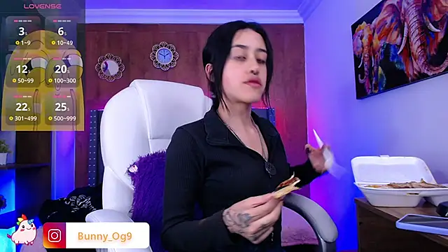 Snapshot of Bunny_O chatting on January 22, 8:38 pm Bunny O online show from January 22, 8:38 pm
