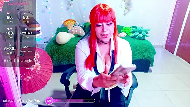 MilkyXSakura online show from January 19, 2:36 am