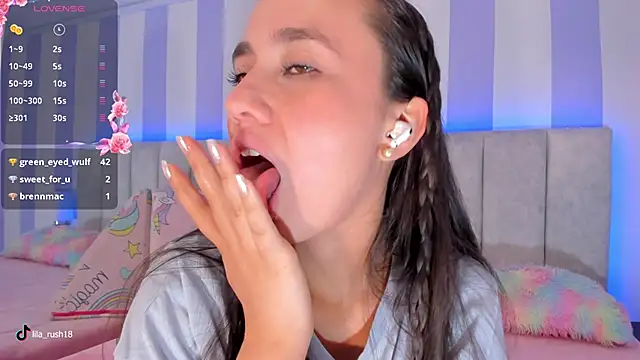 lila rush online show from January 9, 8:55 pm