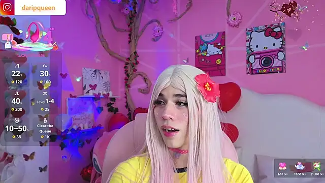 DaripQueen online show from February 23, 2:47 pm