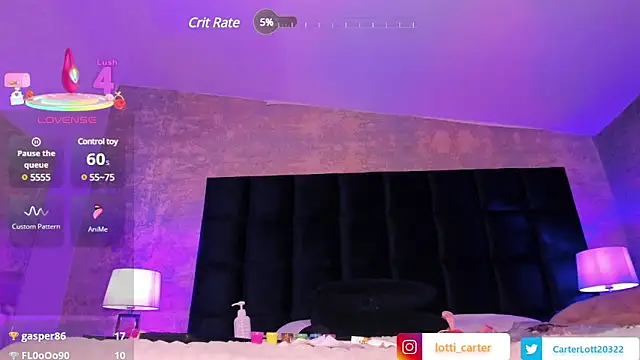 Snapshot of LottiCarter chatting on March 7, 6:13 am LottiCarter online show from March 7, 6:13 am