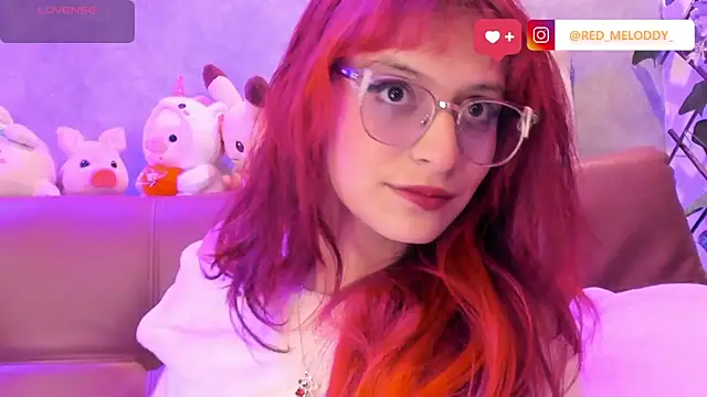 Snapshot of RedMeloddy chatting on February 11, 4:39 am RedMeloddy online show from February 11, 4:39 am