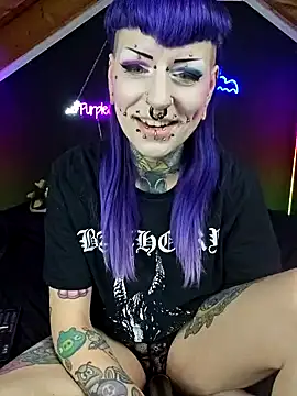 Purple Coffin666 online show from March 4, 2:32 pm