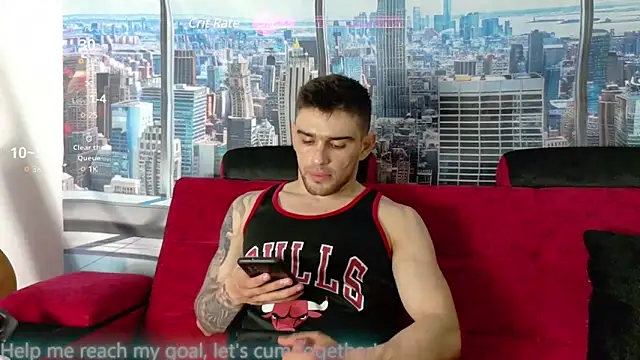 Snapshot of Sexy_Alejandro_ chatting on February 8, 2:47 am Sexy Alejandro online show from February 8, 2:47 am