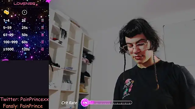 pain princee online show from December 9, 3:22 pm