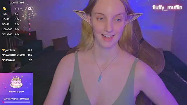 Fluffy muffin  online show from January 15, 10:13 pm