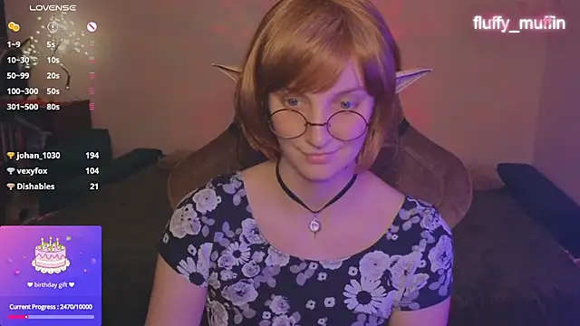 Fluffy muffin  online show from January 17, 10:01 pm