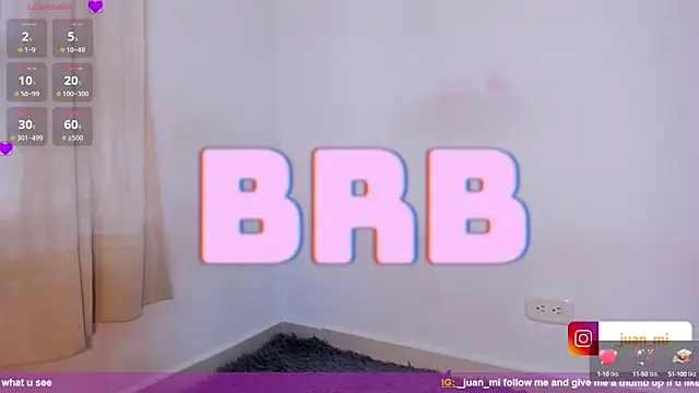 juanmiss online show from September 15, 11:10 am