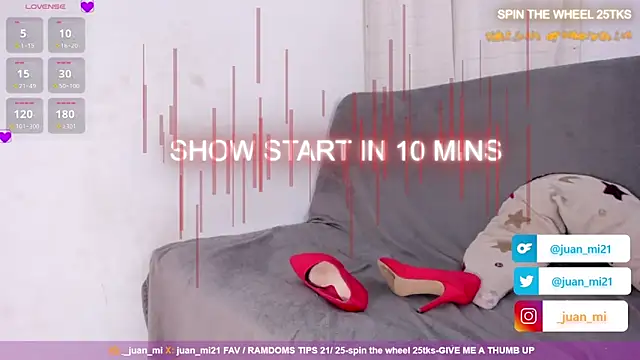 juanmiss online show from December 15, 7:07 pm