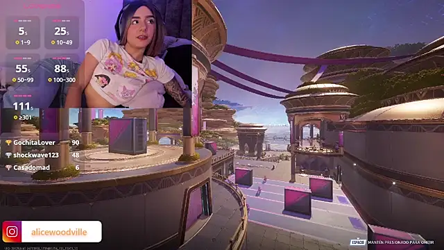 Alice woodville online show from February 13, 9:49 pm