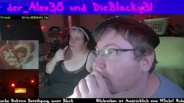 der alex38 online show from March 22, 11:09 pm