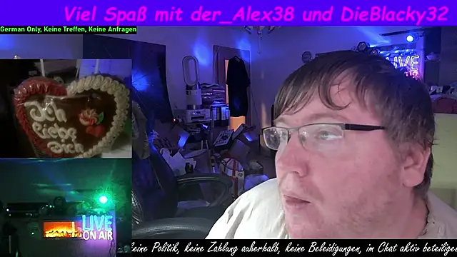 der alex38 online show from September 14, 6:40 pm