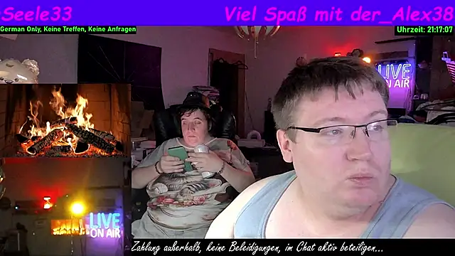 der alex38 online show from April 17, 7:17 pm
