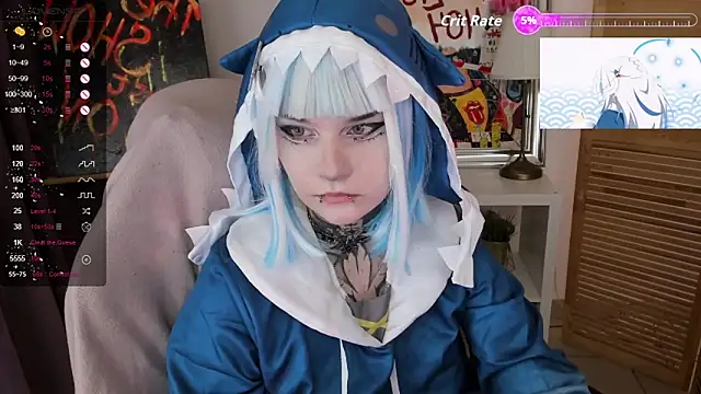 Snapshot of mekurisu chatting on April 23, 1:07 am mekurisu online show from April 23, 1:07 am