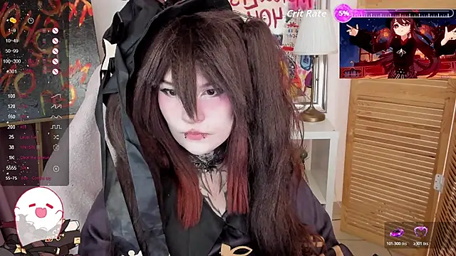 Snapshot of mekurisu chatting on April 24, 1:30 am mekurisu online show from April 24, 1:30 am