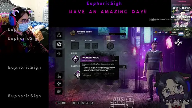 EuphoricSigh online show from March 17, 10:13 pm