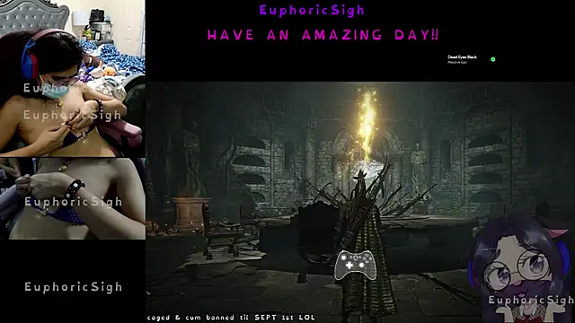 Snapshot of EuphoricSigh chatting on June 5, 6:52 am EuphoricSigh online show from June 5, 6:52 am