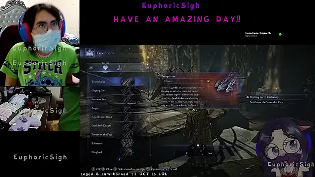 Snapshot of EuphoricSigh chatting on July 16, 6:19 am EuphoricSigh online show from July 16, 6:19 am