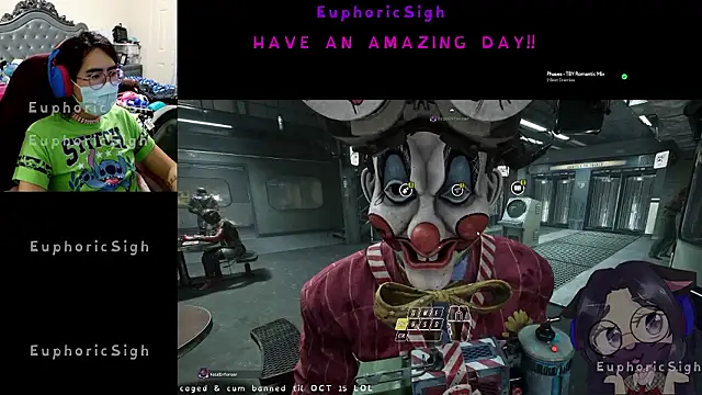 Snapshot of EuphoricSigh chatting on July 17, 2:51 am EuphoricSigh online show from July 17, 2:51 am