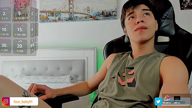 facebaby1 online show from October 7, 7:11 pm