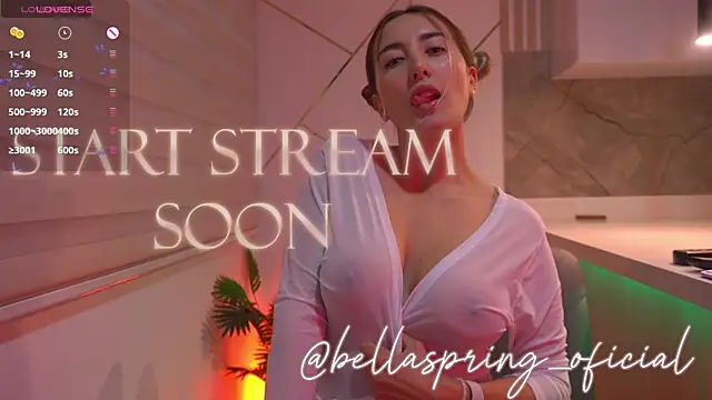 b3llaspringg online show from March 15, 9:10 pm