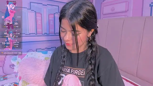 Snapshot of _18alice chatting on March 5, 8:10 am 18alice online show from March 5, 8:10 am