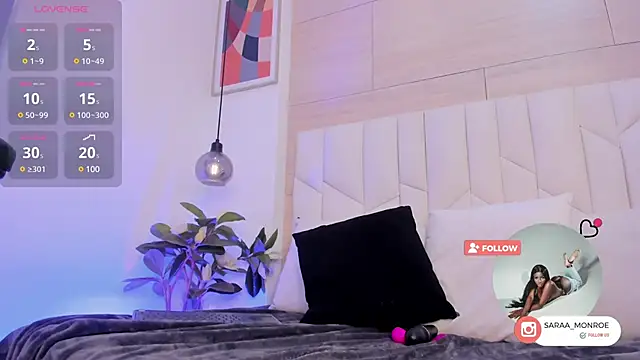 Snapshot of SaraMonroe1 chatting on February 19, 10:42 pm SaraMonroe1 online show from February 19, 10:42 pm