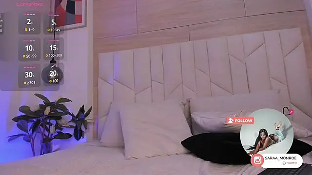 Snapshot of SaraMonroe1 chatting on February 20, 10:59 pm SaraMonroe1 online show from February 20, 10:59 pm