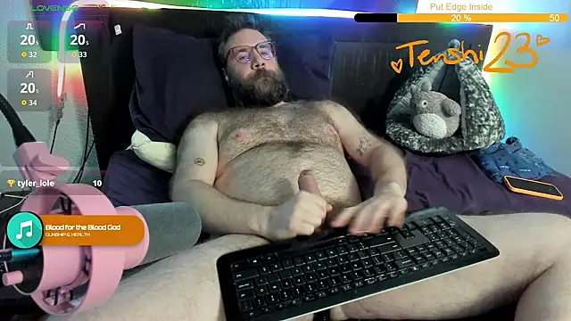 tenshi23strip online show from February 7, 6:33 pm