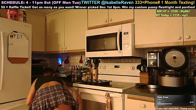 Snapshot of IsabelleRaven chatting on September 19, 12:02 am IsabelleRaven online show from September 19, 12:02 am