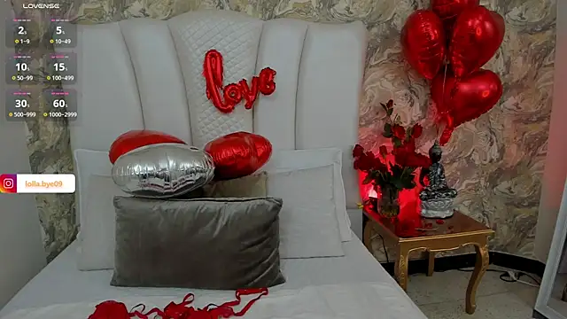 Snapshot of LollaByer chatting on February 14, 8:26 pm LollaByer online show from February 14, 8:26 pm