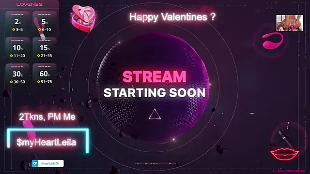 Snapshot of iHeartLeila chatting on February 18, 9:11 pm iHeartLeila online show from February 18, 9:11 pm