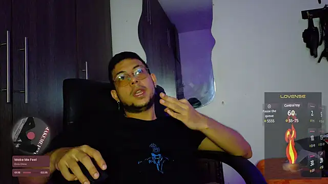 Snapshot of Nymphobuddies chatting on March 3, 12:37 am Nymphobuddies online show from March 3, 12:37 am