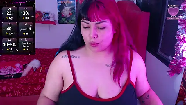 Snapshot of Pinky-Flower chatting on January 18, 11:11 pm Pinky-Flower online show from January 18, 11:11 pm