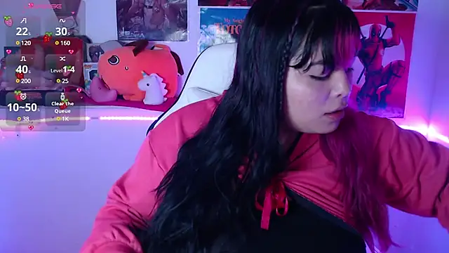 Snapshot of Pinky-Flower chatting on March 11, 9:48 pm Pinky-Flower online show from March 11, 9:48 pm