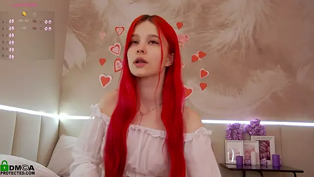 Rina Red online show from February 12, 1:41 am