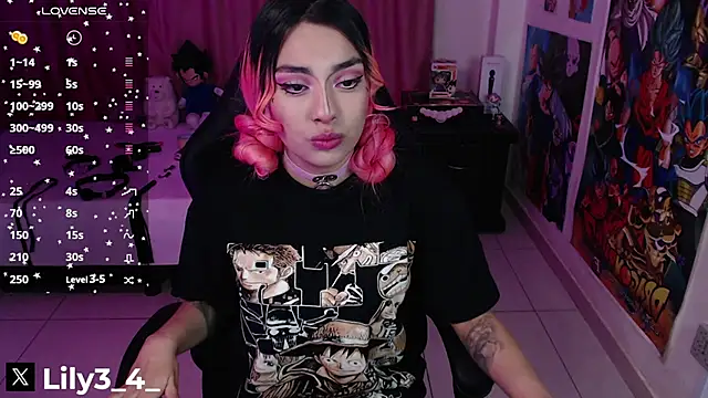 Snapshot of lily3_4 chatting on January 21, 5:05 am lily3 4 online show from January 21, 5:05 am