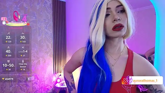 Aurora thomas  1 online show from April 3, 10:08 pm