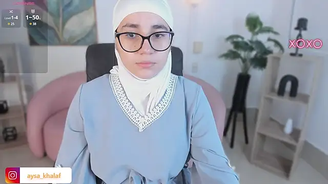 Ayha khalaf online show from October 15, 1:17 am