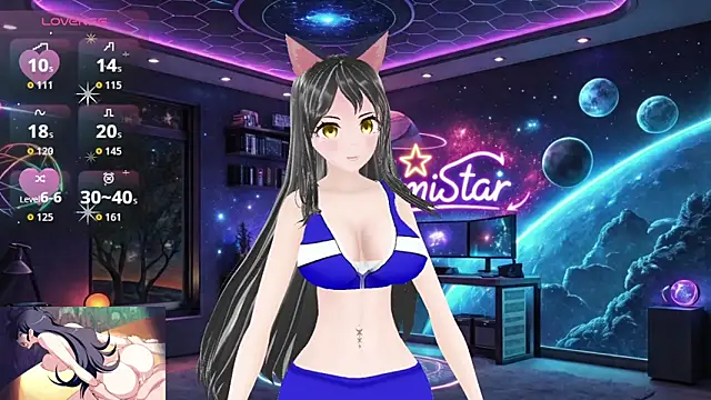 Snapshot of KimiStar chatting on April 9, 2:44 am KimiStar online show from April 9, 2:44 am