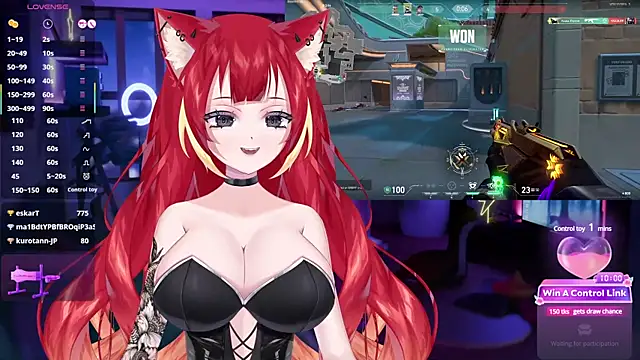 LewdKira VT online show from March 3, 10:06 am