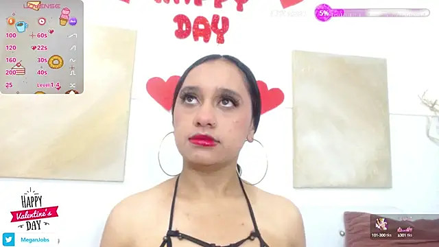 Snapshot of meganjobss chatting on February 14, 12:47 pm meganjobss online show from February 14, 12:47 pm