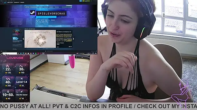 Gamergirl-Linela online show from February 27, 3:05 pm