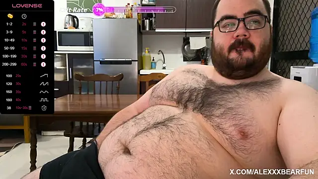 alexxxbear online show from September 14, 8:30 pm